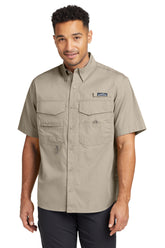 Eddie Bauer® Short Sleeve Fishing Shirt - Driftwood - XS